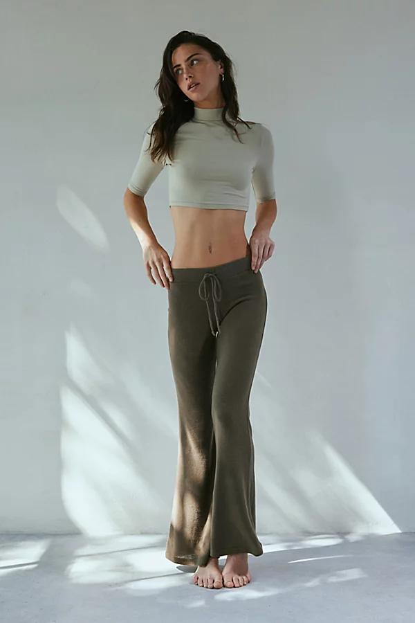 Out From Under Easy Does It Cozy Knit Flare Pant Womens at Urban Outfitters Product Image