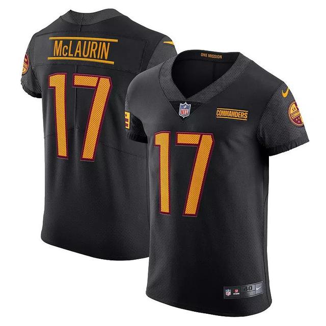 Mens Nike Terry McLaurin Black Washington Commanders Alternate Vapor Elite Jersey Product Image