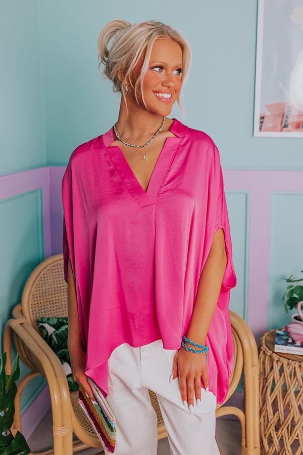 Blissful Beginnings Shift Top In Pink Product Image