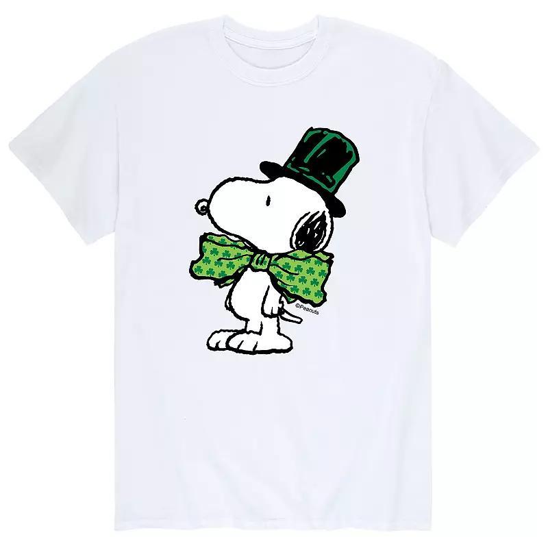 Mens Peanuts Snoopy St. Patricks Day Bowtie Tee Product Image