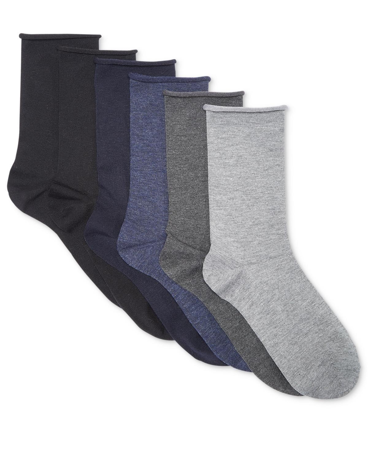 Lauren Ralph Lauren Womens Roll-Top Trouser Socks 6 Pack Product Image