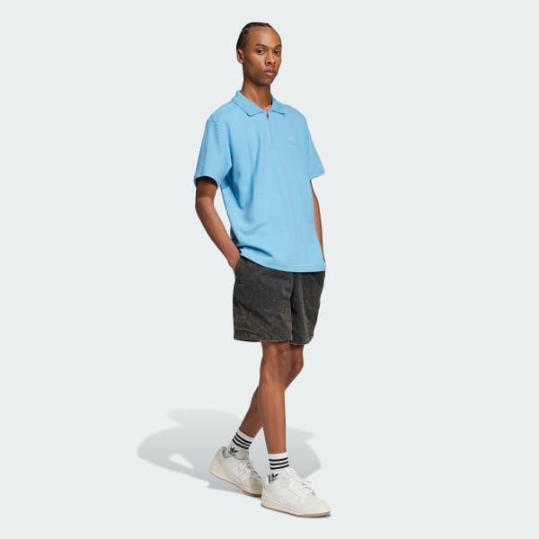 Trefoil Essentials Waffle Polo Shirt Product Image