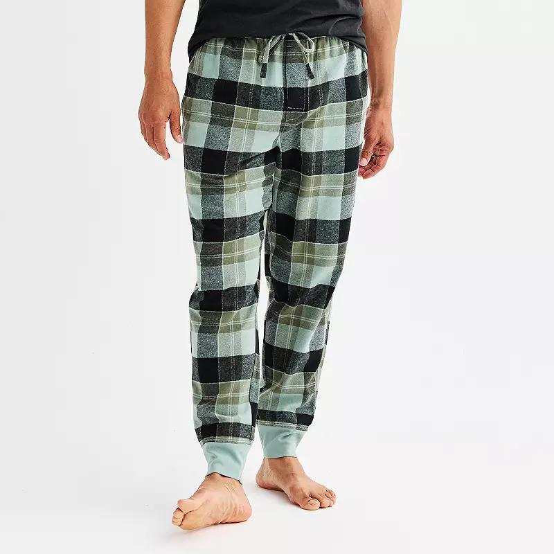 Mens Sonoma Goods For Life Banded Bottom Flannel Pajama Pants Product Image