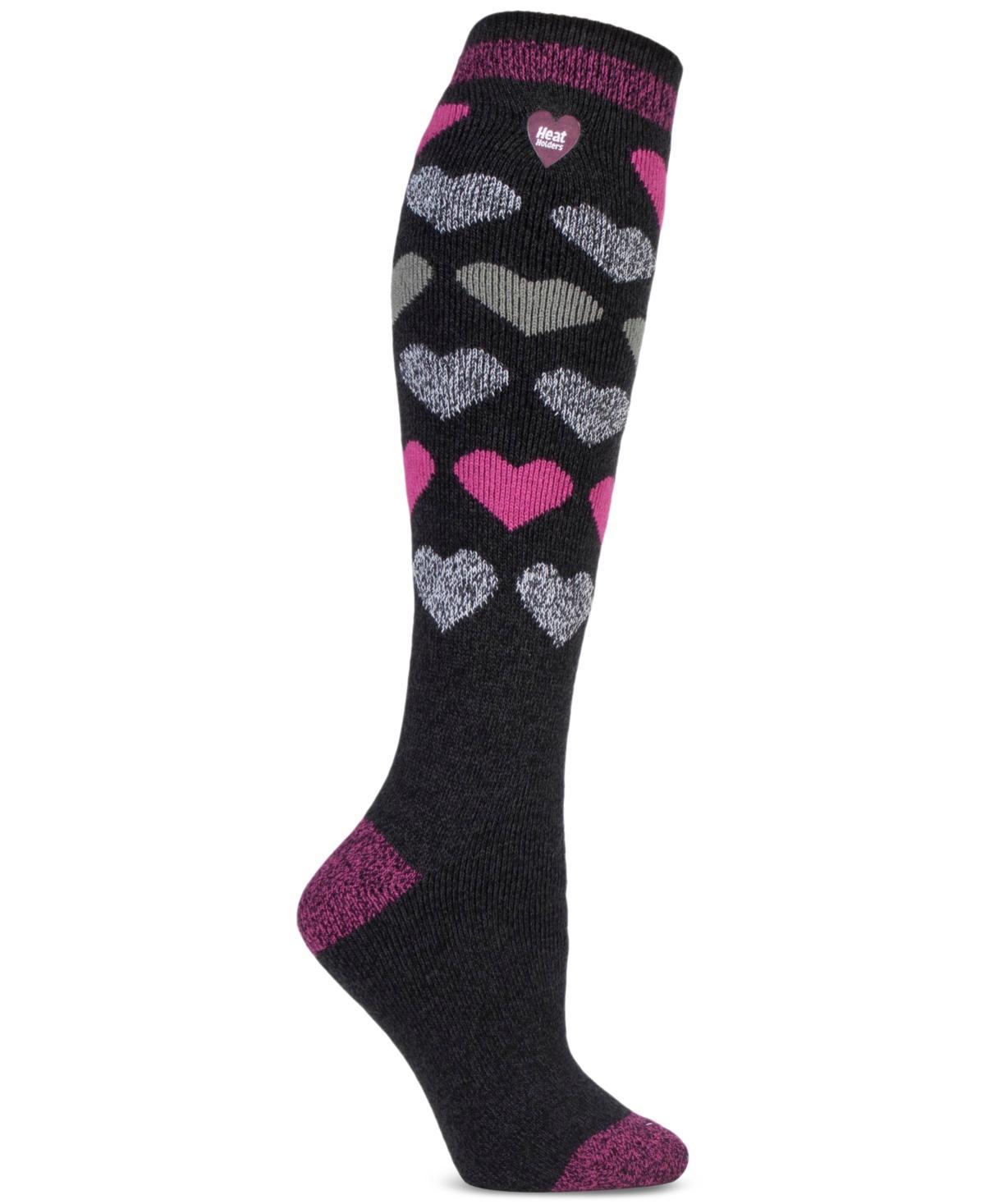 Heat Holders Laura Hearts Long Socks Product Image