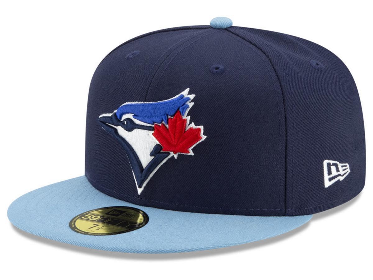 Mens New Era Navy Toronto Blue Jays Alternate 4 Authentic Collection On-Field 59FIFTY Fitted Hat Jay Blue Product Image