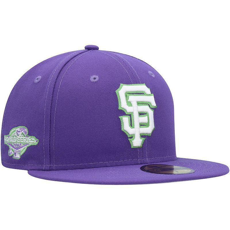 Mens New Era San Francisco Giants Lime Side Patch 59FIFTY Fitted Hat Product Image