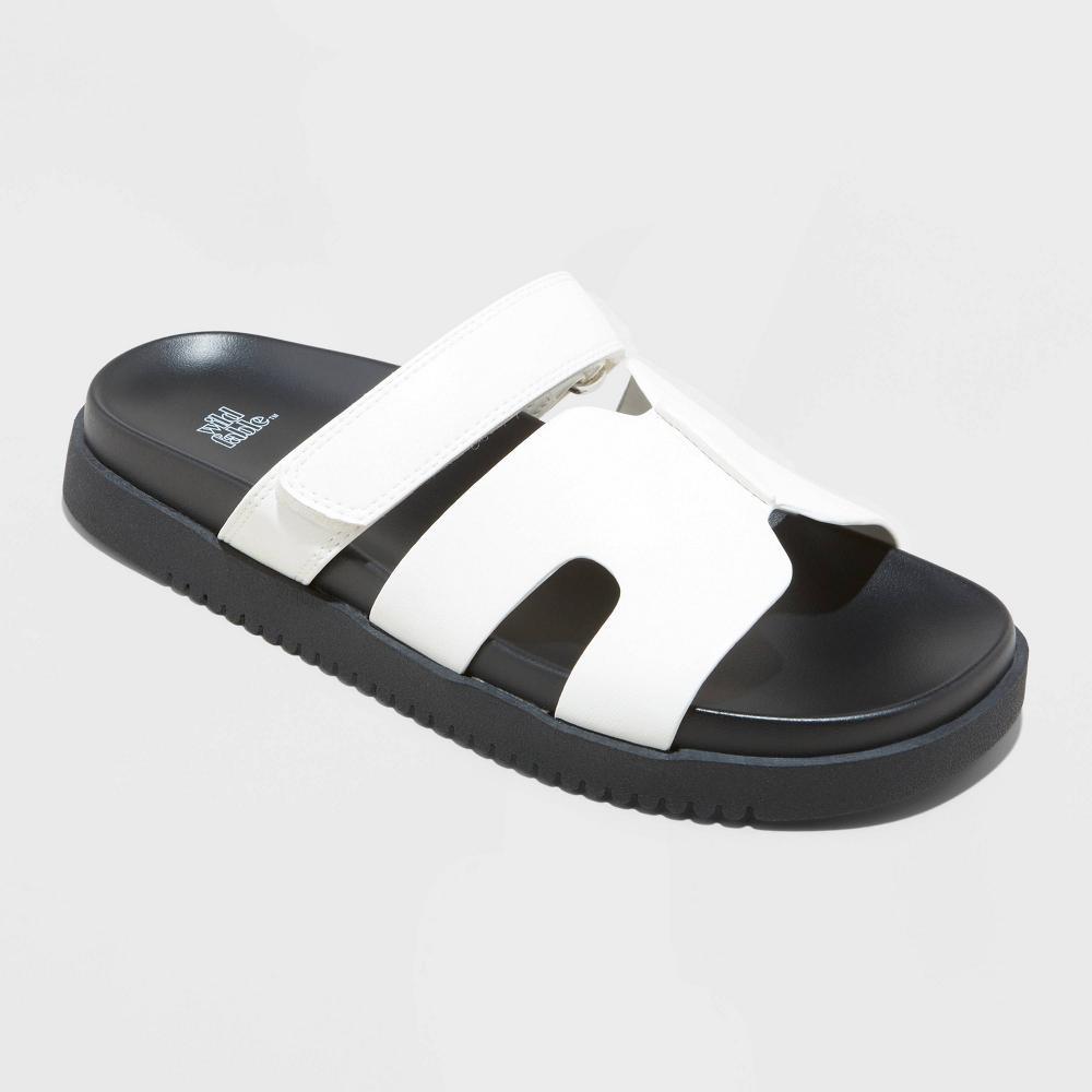 Womens Hayley Slide Sandals - Wild Fable White 6.5 Product Image