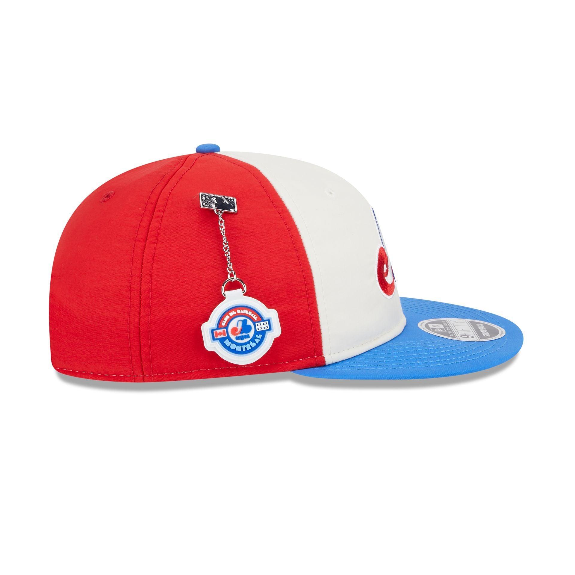 Montreal Expos Team Color Retro Crown 9FIFTY Adjustable Hat Male Product Image