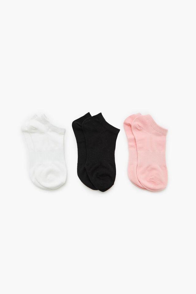 Ribbed Ankle Sock Set - 3 pack | Forever 21 Product Image