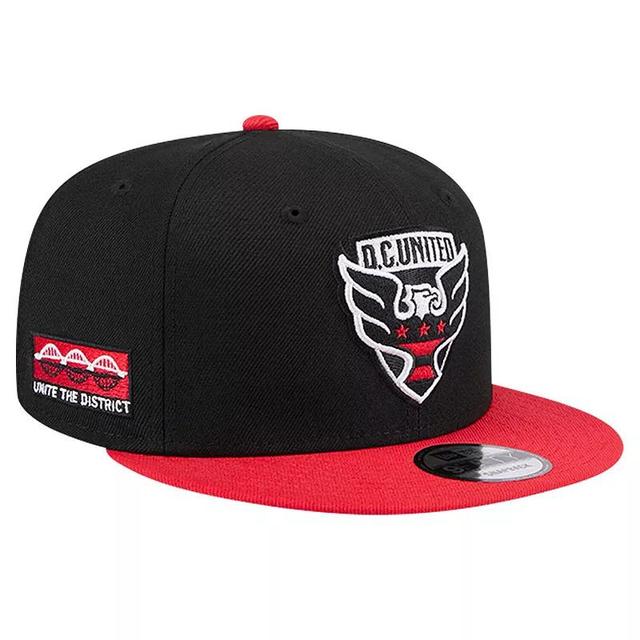 Mens New Era Black D.C. United 2024 Jersey Hook 9FIFTY Snapback Hat Product Image