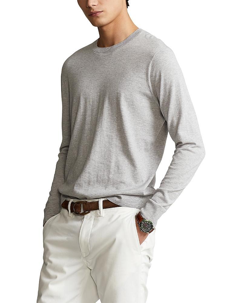 Mens Cotton Crewneck Sweater Product Image