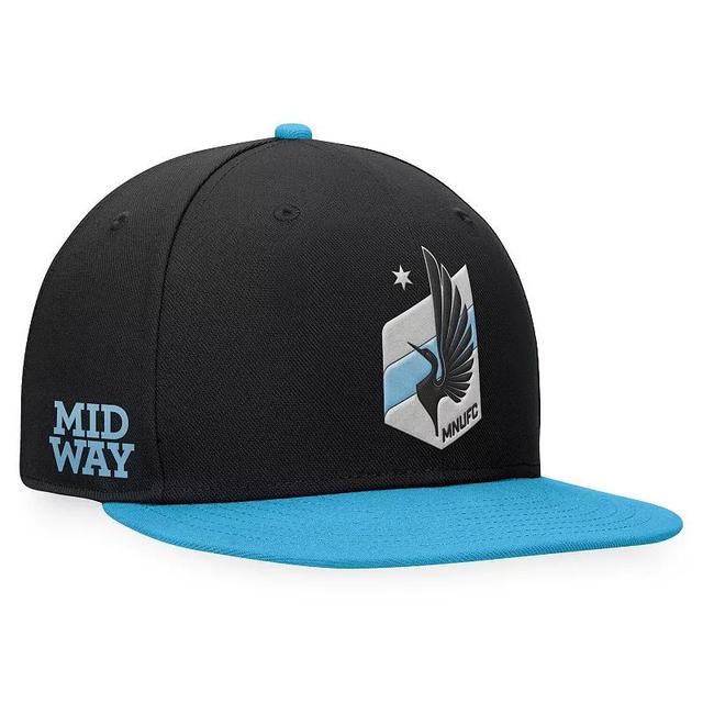 Mens Fanatics Branded /Light Blue Minnesota United FC Downtown Snapback Hat Product Image