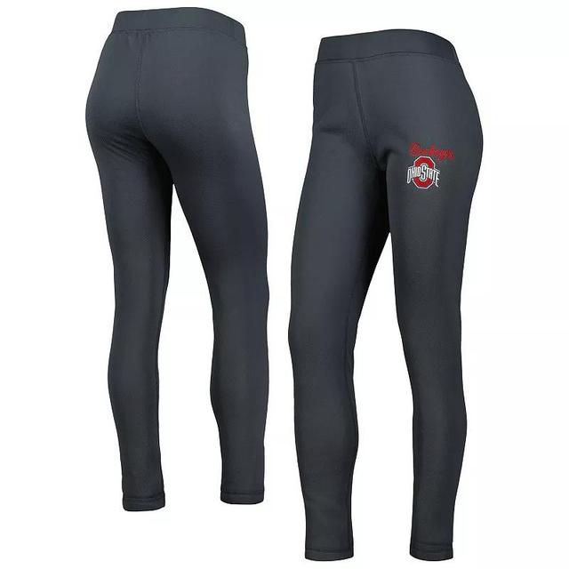 Womens Concepts Sport Charcoal Ohio State Buckeyes Upbeat Sherpa Leggings Product Image