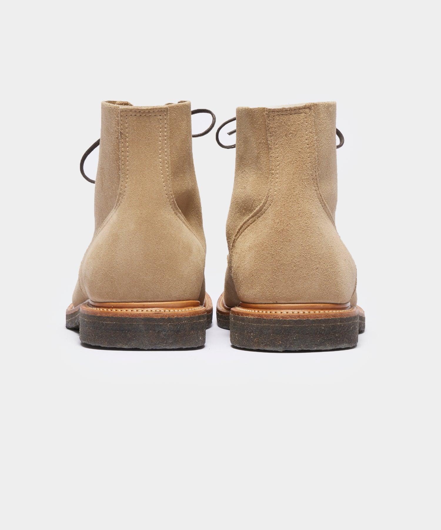 Todd Snyder x Sanders Apron Boot in Milkshake Suede Product Image