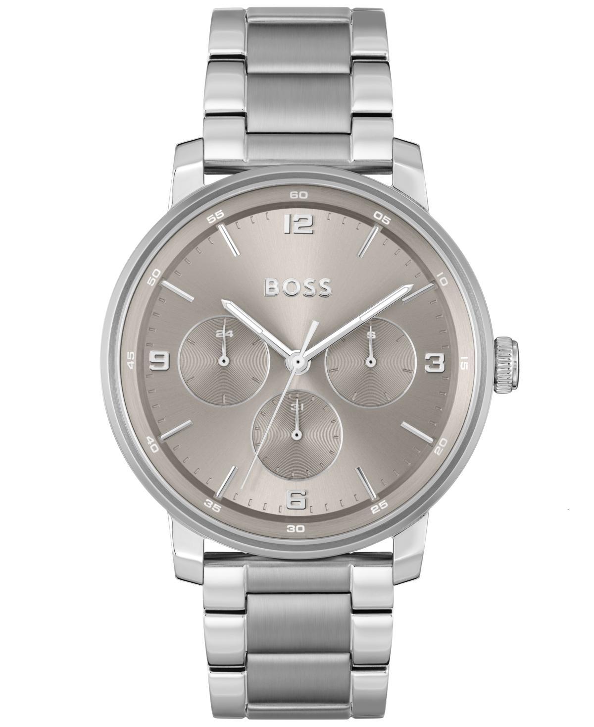 Hugo Boss Mens Contender Multifunction Stainless Steel Bracelet Watch Product Image