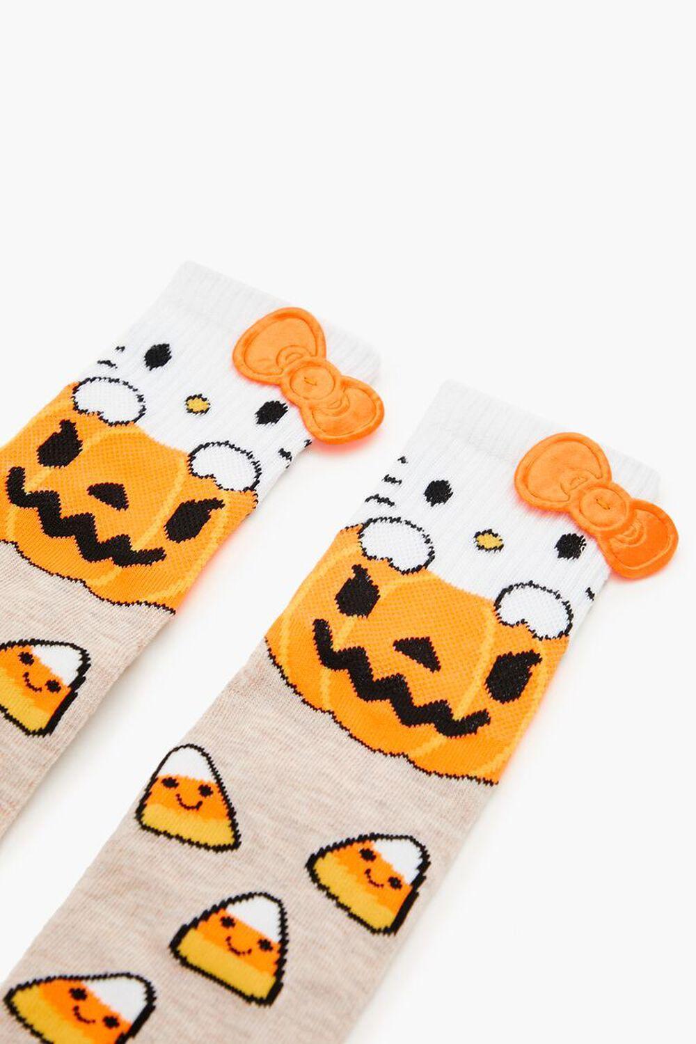 Hello Kitty Jack-o-Lantern Crew Socks | Forever 21 Product Image