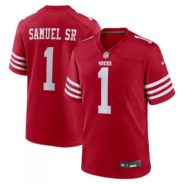 Mens Nike Deebo Samuel Sr Scarlet San Francisco 49ers Game Player Jersey Product Image