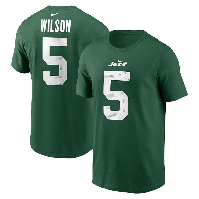 Mens Nike Garrett Wilson New York Jets Name & Number T-Shirt Product Image