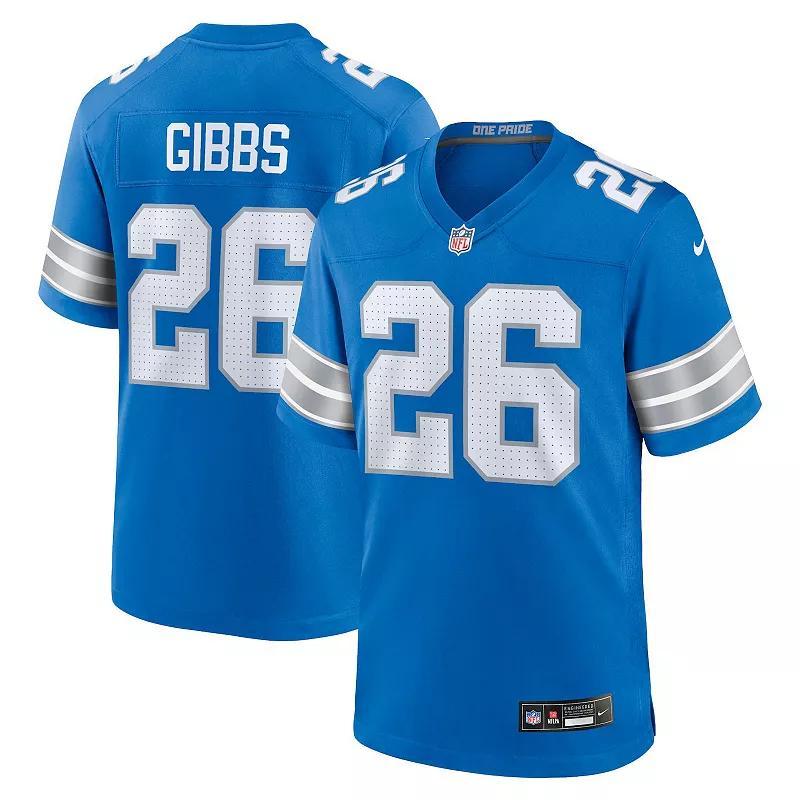 Jahmyr Gibbs Detroit Lions Nike Men's NFL Game Football Jersey Product Image