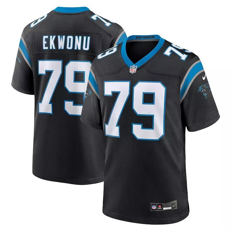 Mens Nike Ikem Ekwonu Carolina Panthers Game Jersey Product Image