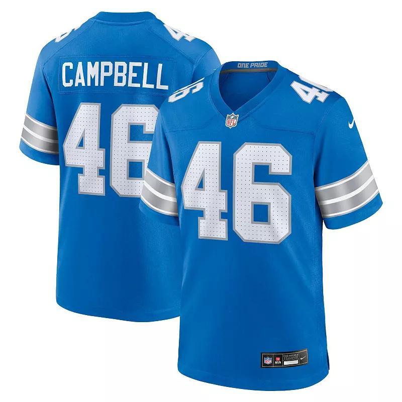 Mens Nike Jack Campbell Detroit Lions Game Jersey Product Image