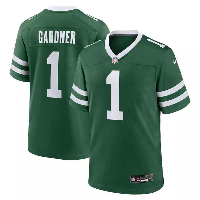 Mens Nike Ahmad Sauce Gardner Legacy New York Jets Game Jersey Product Image