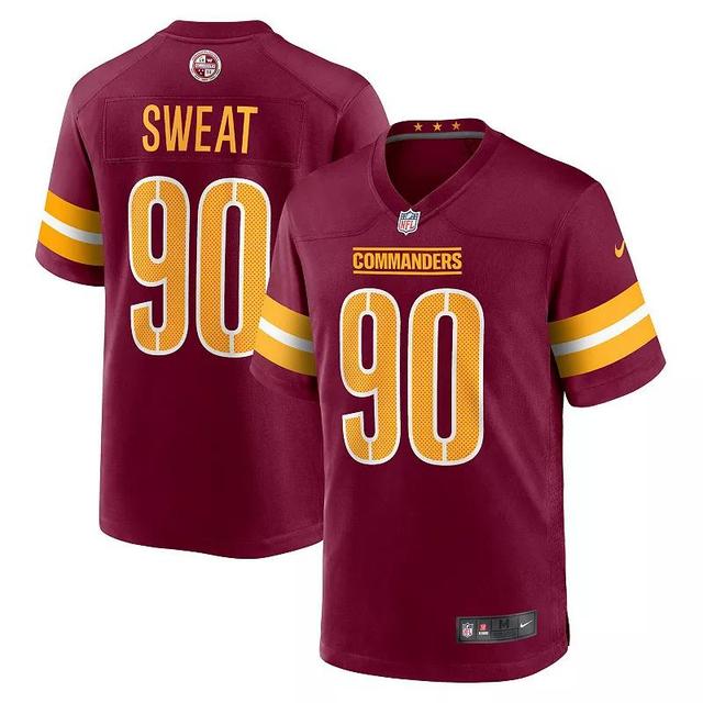 Mens Nike Montez Sweat Burgundy Washington Commanders Game Jersey Product Image