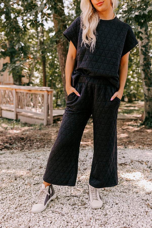 Creekside Cabin High Waist Pants In Black Product Image