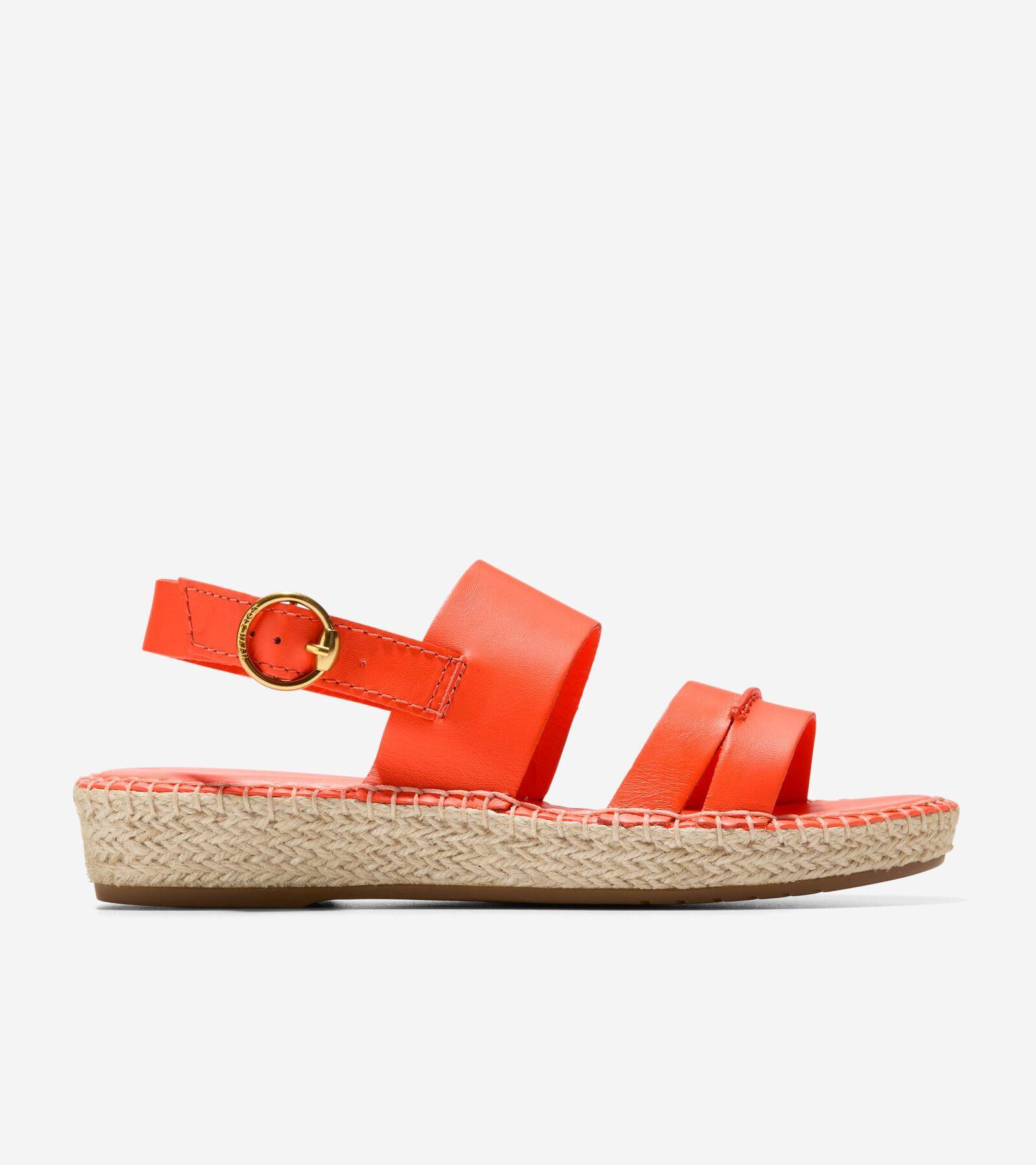 Cole Haan Womens Cloudfeel Tilden Sandal - Orange Size 7.5 Product Image