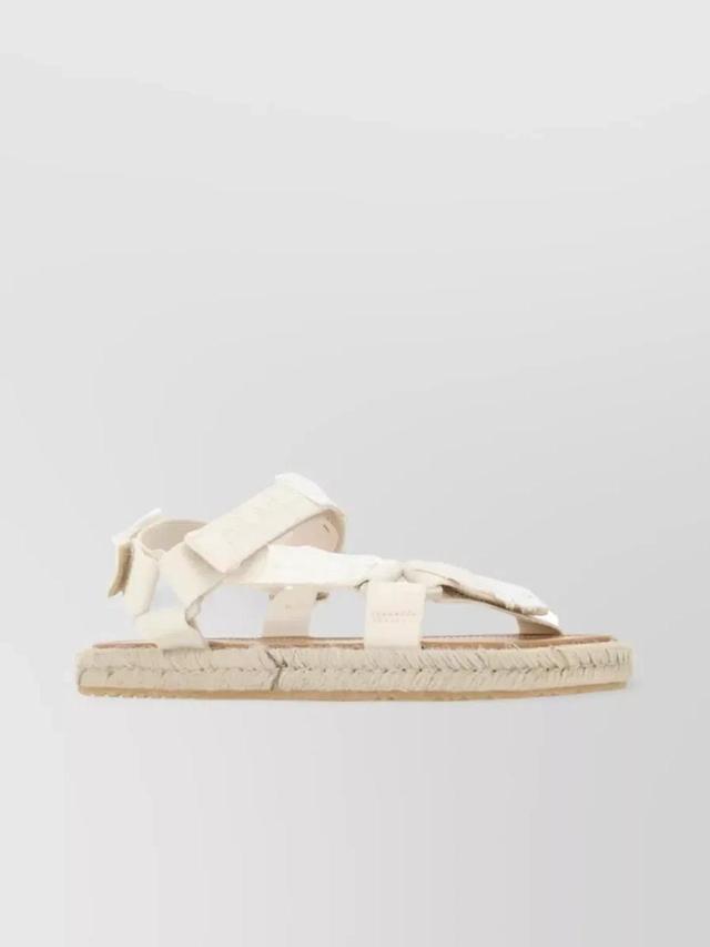 Threadbare Strappy Sandals In White Product Image