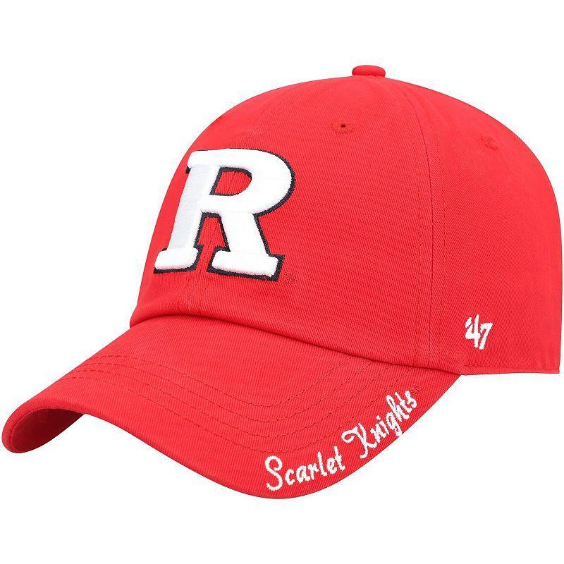 Womens 47 Scarlet Rutgers Scarlet Knights Miata Clean Up Logo Adjustable Hat Product Image