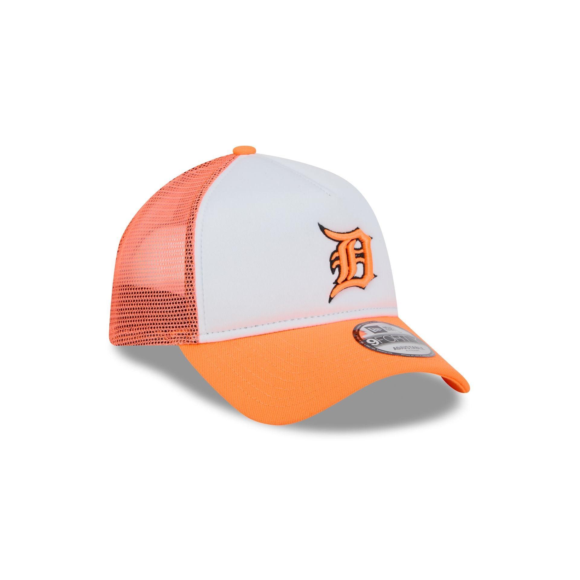 Detroit Tigers Hi Vis Doodle 9FORTY A-Frame Trucker Hat Male Product Image