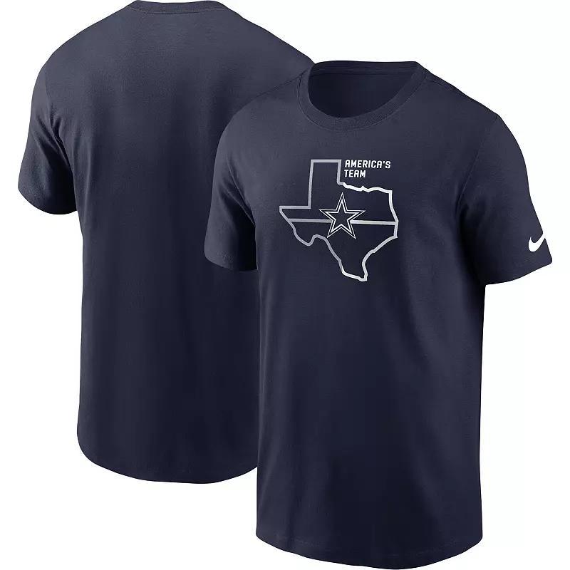 Mens Nike Dallas Cowboys Team Local T-Shirt Blue Product Image