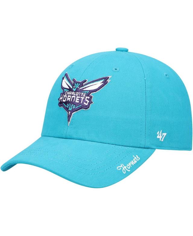 Womens 47 Teal Charlotte Hornets Miata Clean Up Logo Adjustable Hat Product Image