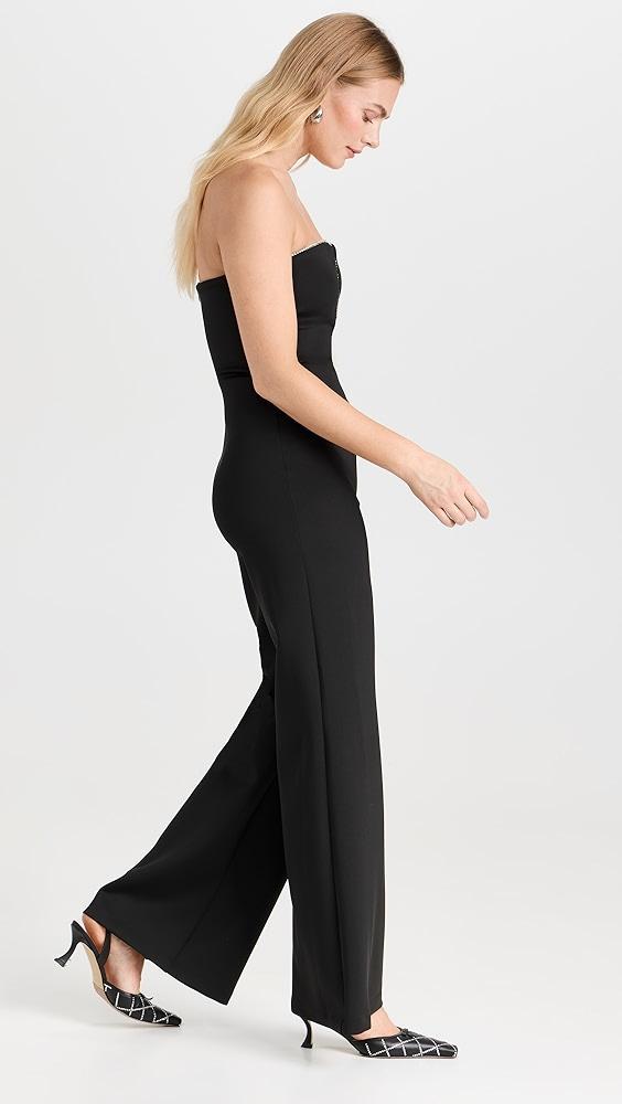 Good American Crystal Scuba V Bar Jumpsuit | Shopbop Product Image