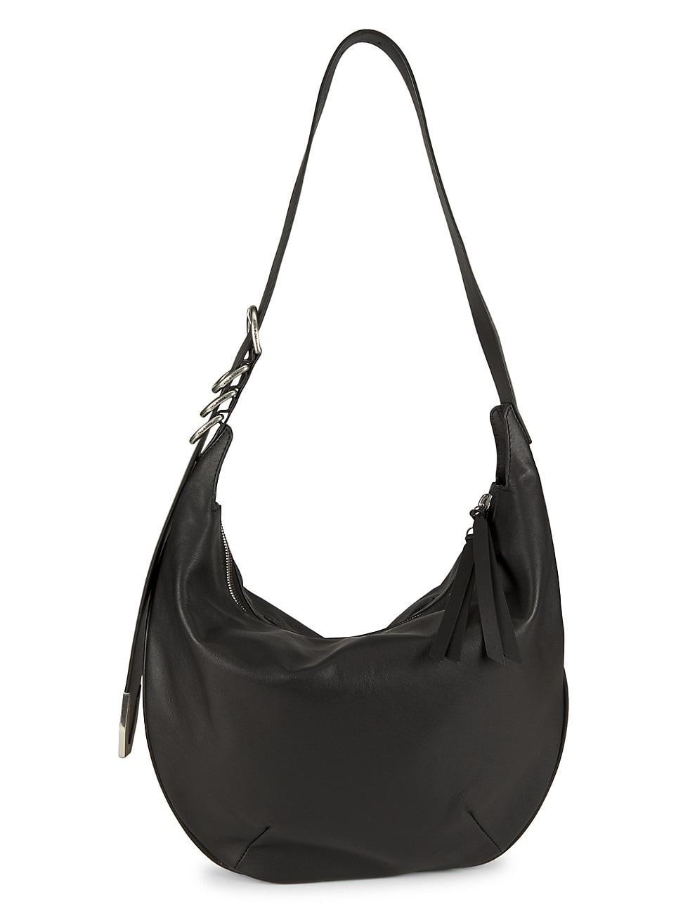 Womens Spire Leather Hobo Bag Product Image