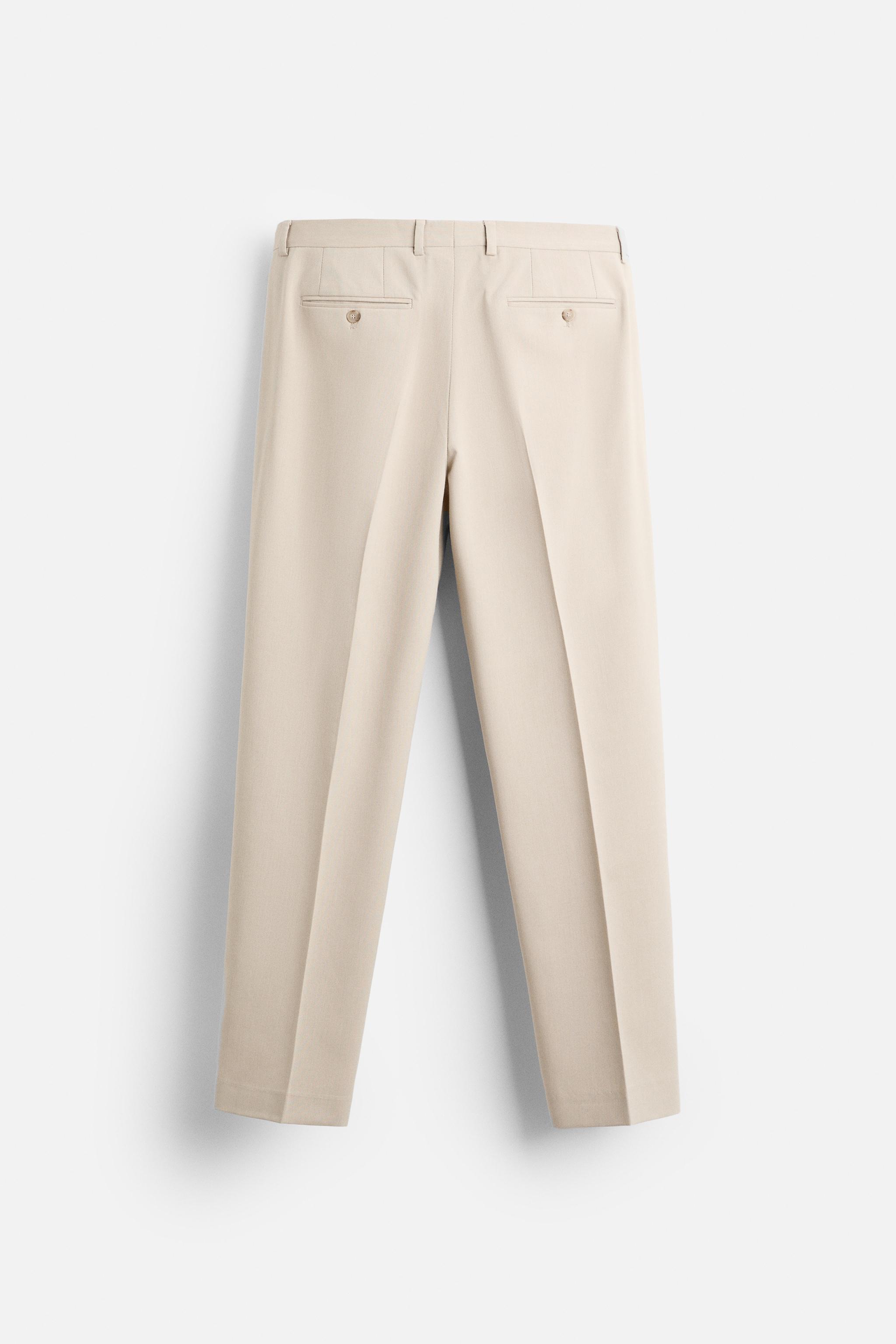 TEXTURED SUIT PANTS Product Image