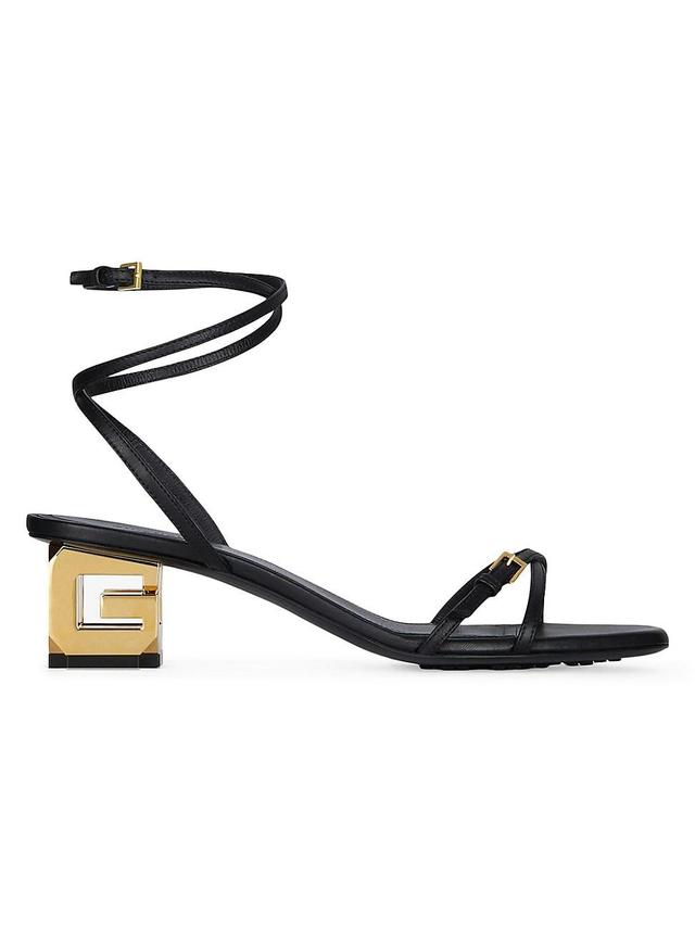 Womens G Cube Sandals in Leather Product Image