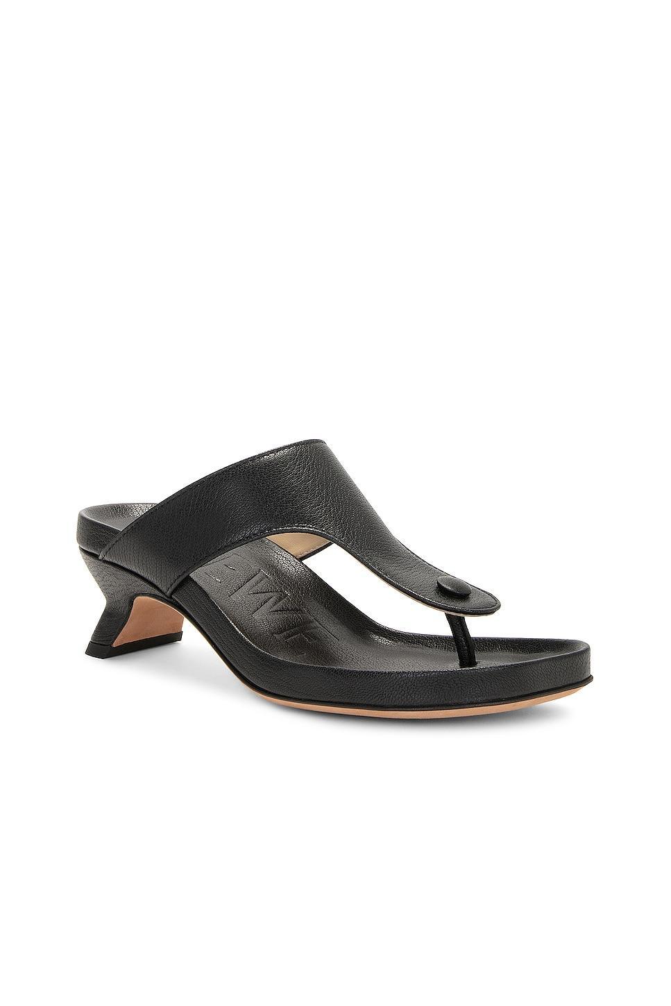 Loewe Ease Sandal in Black Product Image