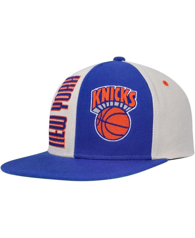 Mens Mitchell & Ness Cream New York Knicks Hardwood Classics Pop Snapback Hat Product Image