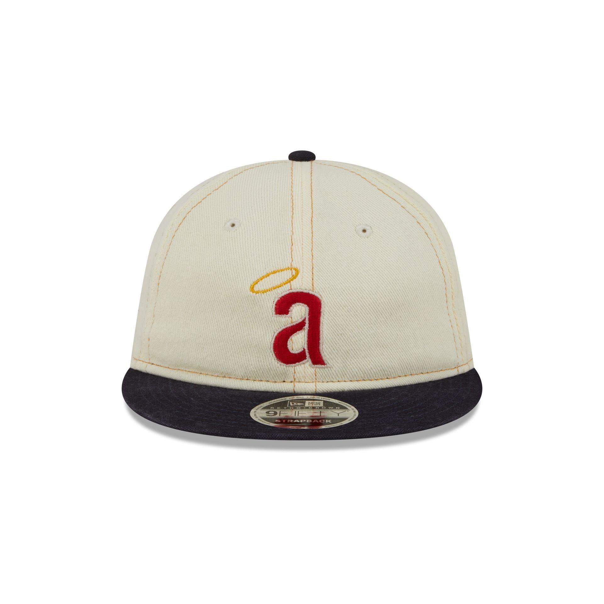 Los Angeles Angels Chrome Denim Retro Crown 9FIFTY Adjustable Hat Male Product Image