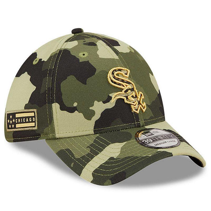 Mens New Era Camo Chicago White Sox 2022 Armed Forces Day 39THIRTY Flex Hat Product Image