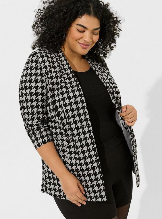 Lightweight Ponte Longline Blazer Product Image