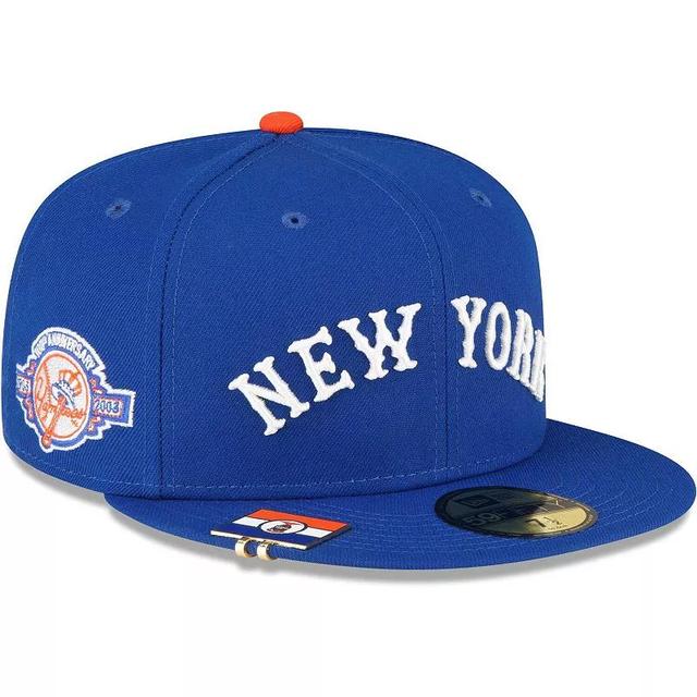 Mens New Era Royal New York Yankees City Flag 59FIFTY Fitted Hat Product Image