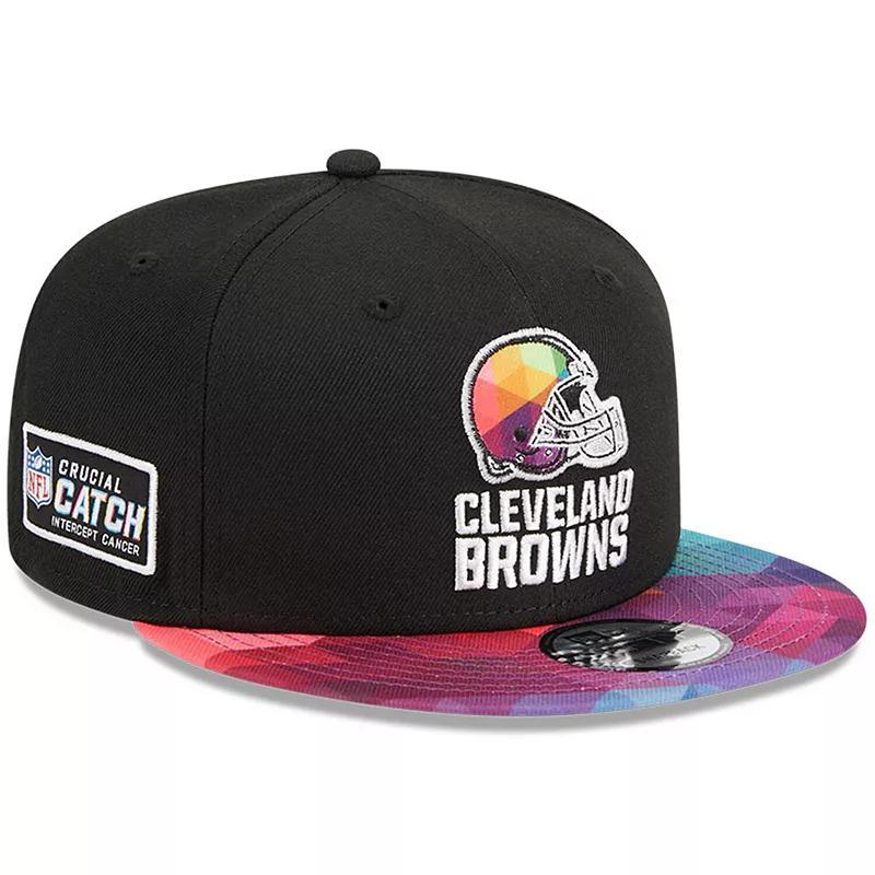 Mens New Era Cleveland Browns 2023 NFL Crucial Catch 9FIFTY Snapback Hat Product Image