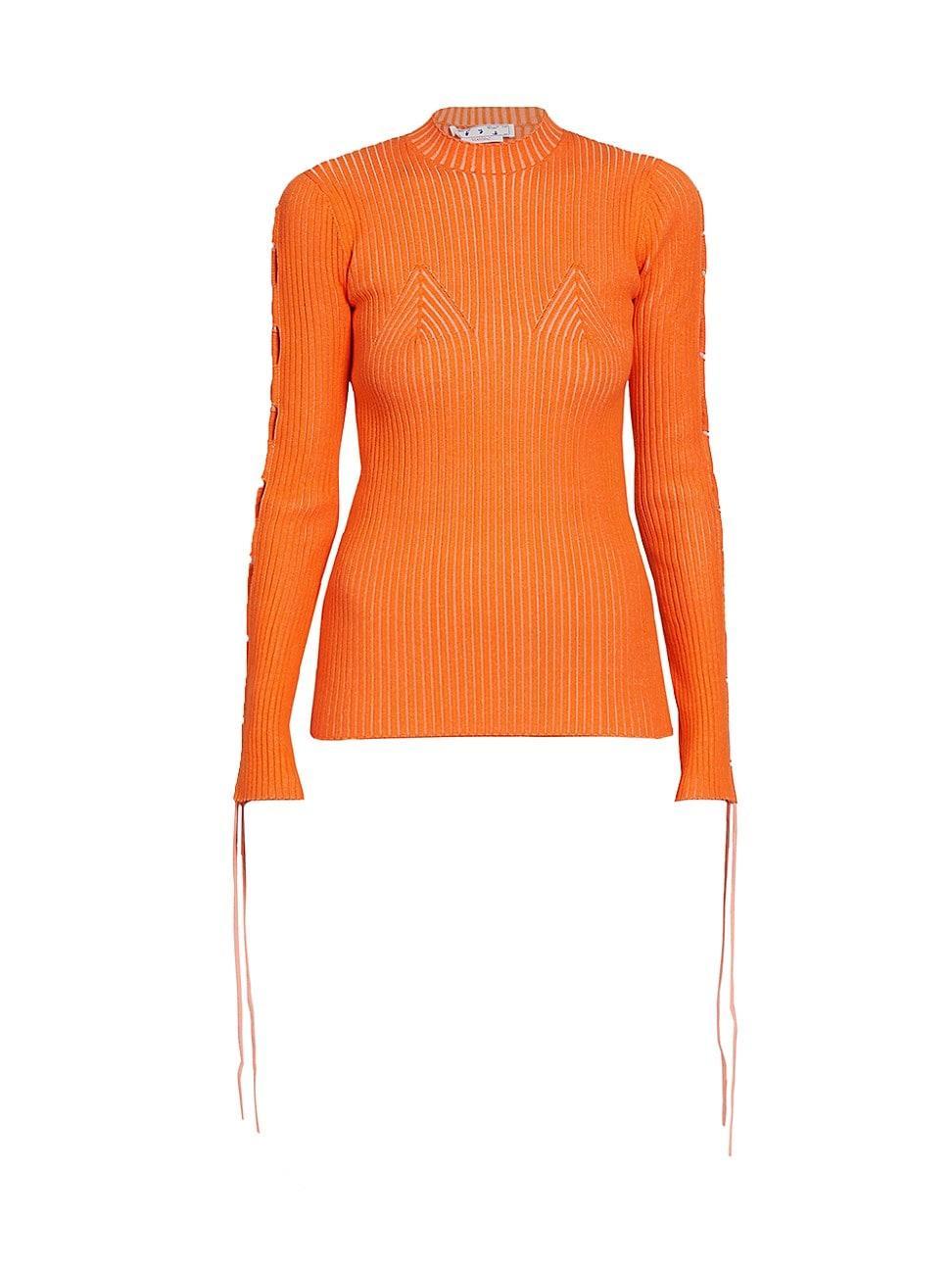 Womens Vanise Lace-Up Sweater Product Image