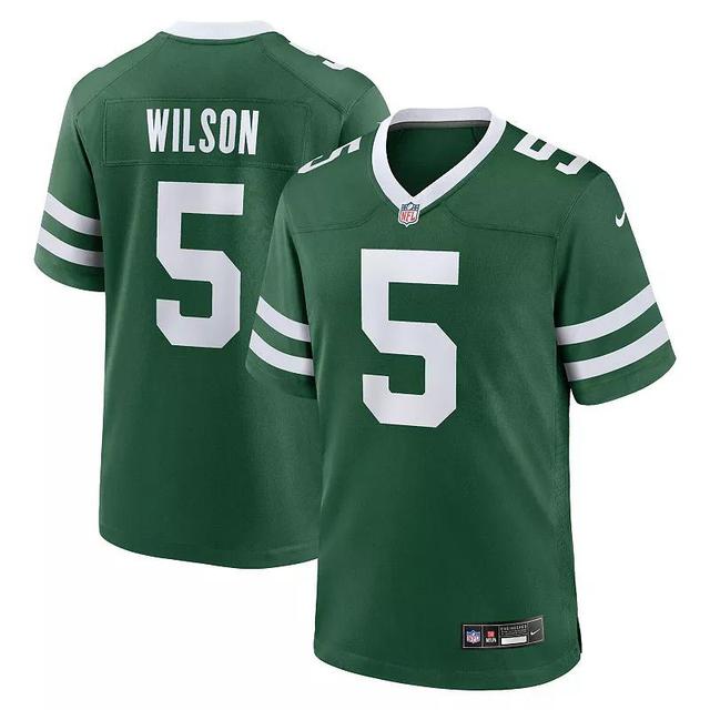 Mens Nike Garrett Wilson Legacy New York Jets Game Jersey Product Image