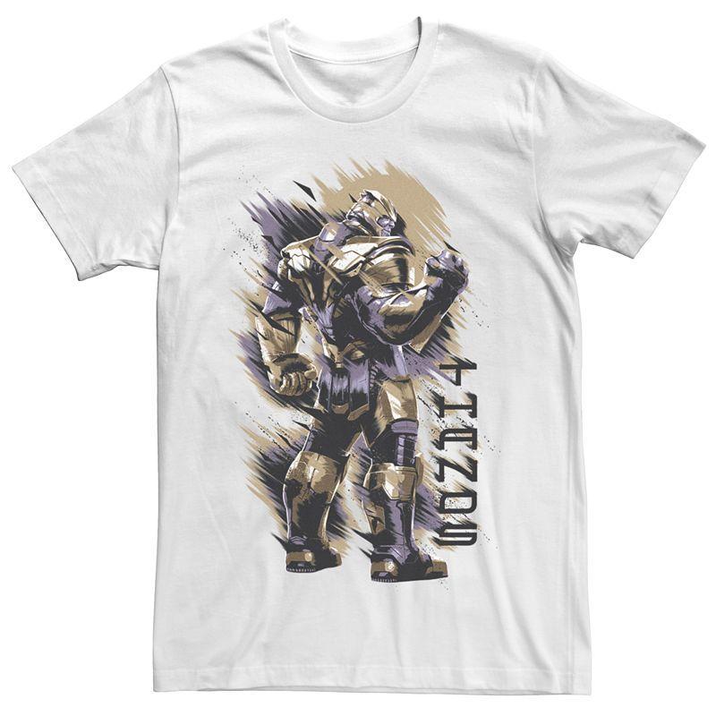 Mens Marvel Avengers Thanos Shoulder Tee Product Image