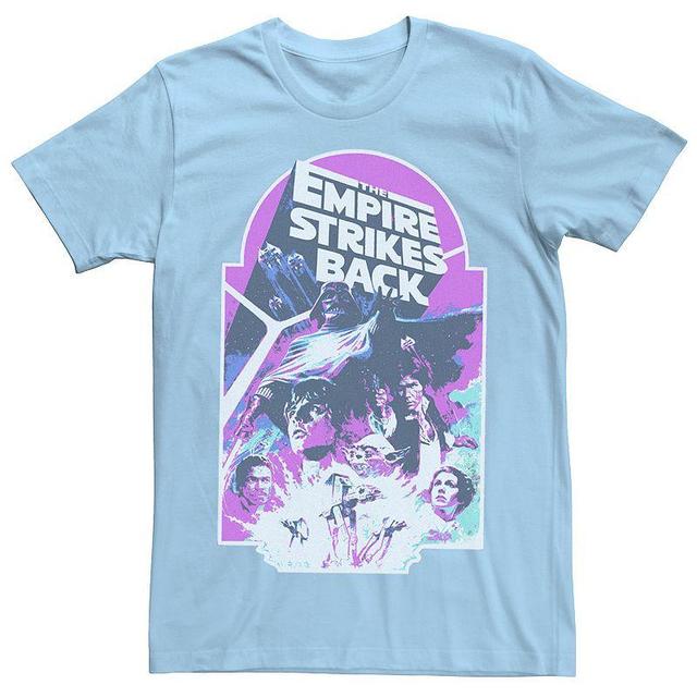 Mens Star Wars The Empire Strikes Back Neon Distressed Graphic Tee Product Image