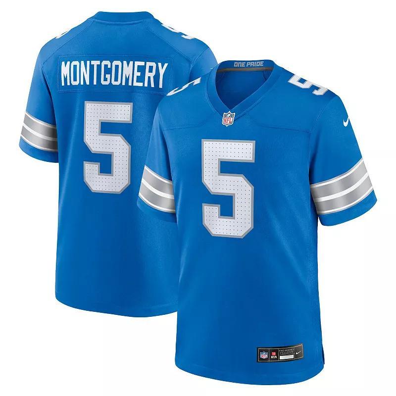 David Montgomery Detroit Lions Nike Men's NFL Game Football Jersey Product Image